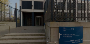 Entrance to the International Criminal Court in The Hague, where Charles Taylor's SCSL trial took place