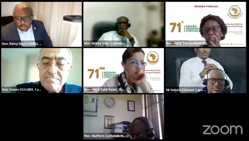 ACHPR meets over Zoom