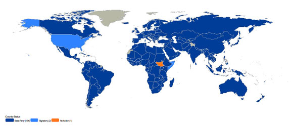State ratification of the Convention on the Rights of the Child