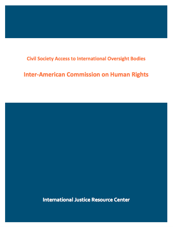 Image: IACHR Civil Society Report
