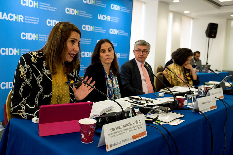 The IACHR holds a hearing in 2019 on Environmental Protection in the Amazon and the Rights of Indigenous Peoples in Brazil.