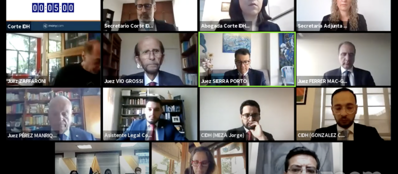 IACtHR holds a hearing on Zoom in January 2021