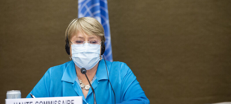High Commissioner for Human Rights addresses the Human Rights Council in June 2021