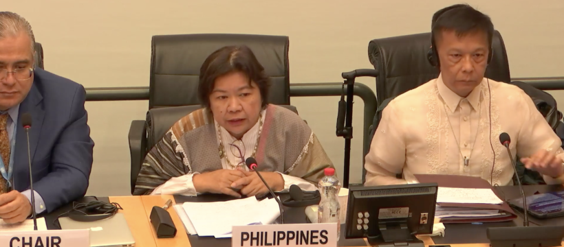 Philippines participates in a constructive dialogue with the Committee on Migrant Workers during its 36th Session