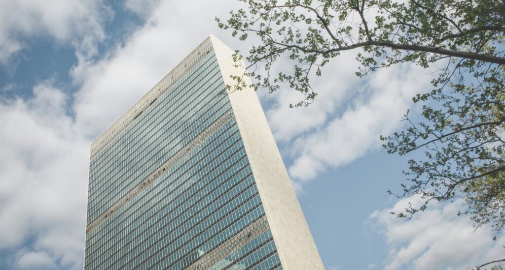 UN Headquarters Building in New York
